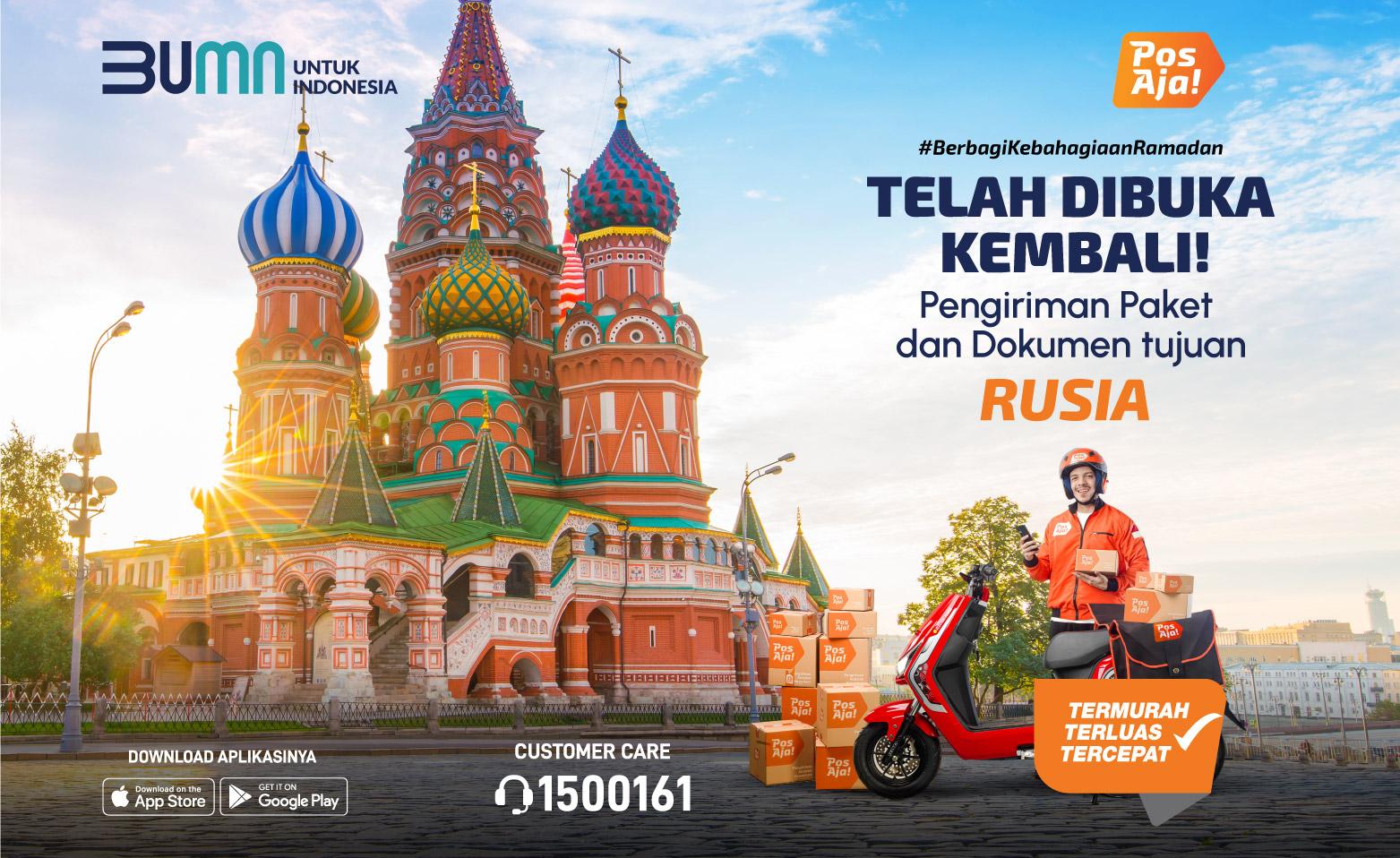 Thumbnail News Telah Dibuka Kembali Pengiriman Paket dan Dokumen untuk Tujuan Rusia
