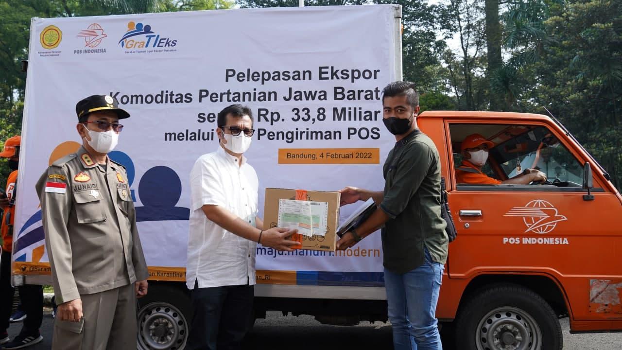 Thumbnail News Via Jasa Pengiriman Pos, Ratusan Ragam Komoditas Pertanian Diekspor ke 180 Negara